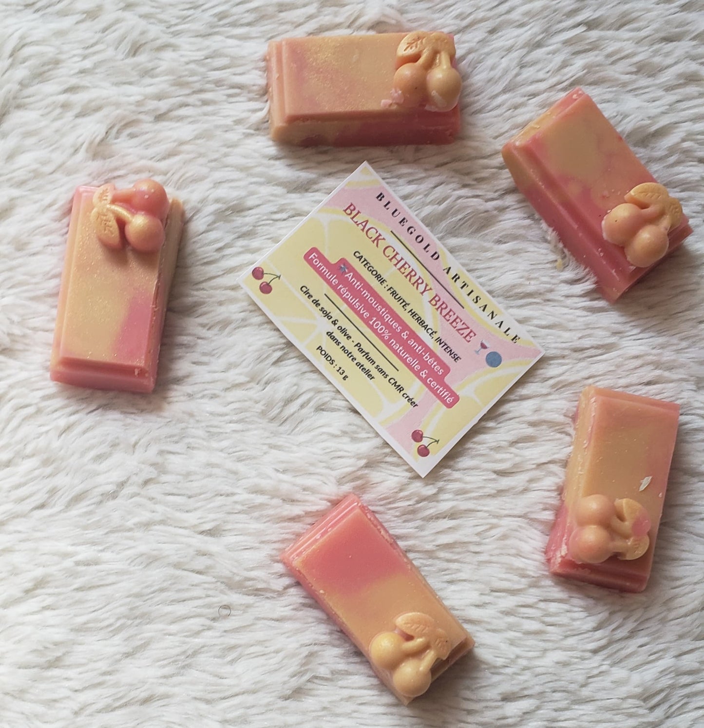 Carrés de chocolat anti-moustique & bêtes