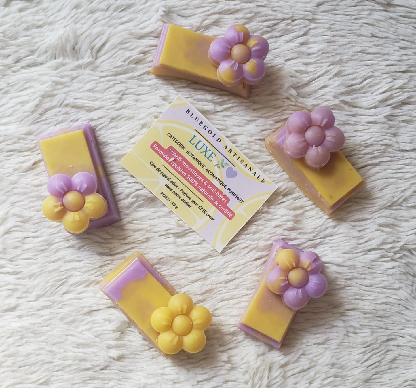Carrés de chocolat anti-moustique & bêtes